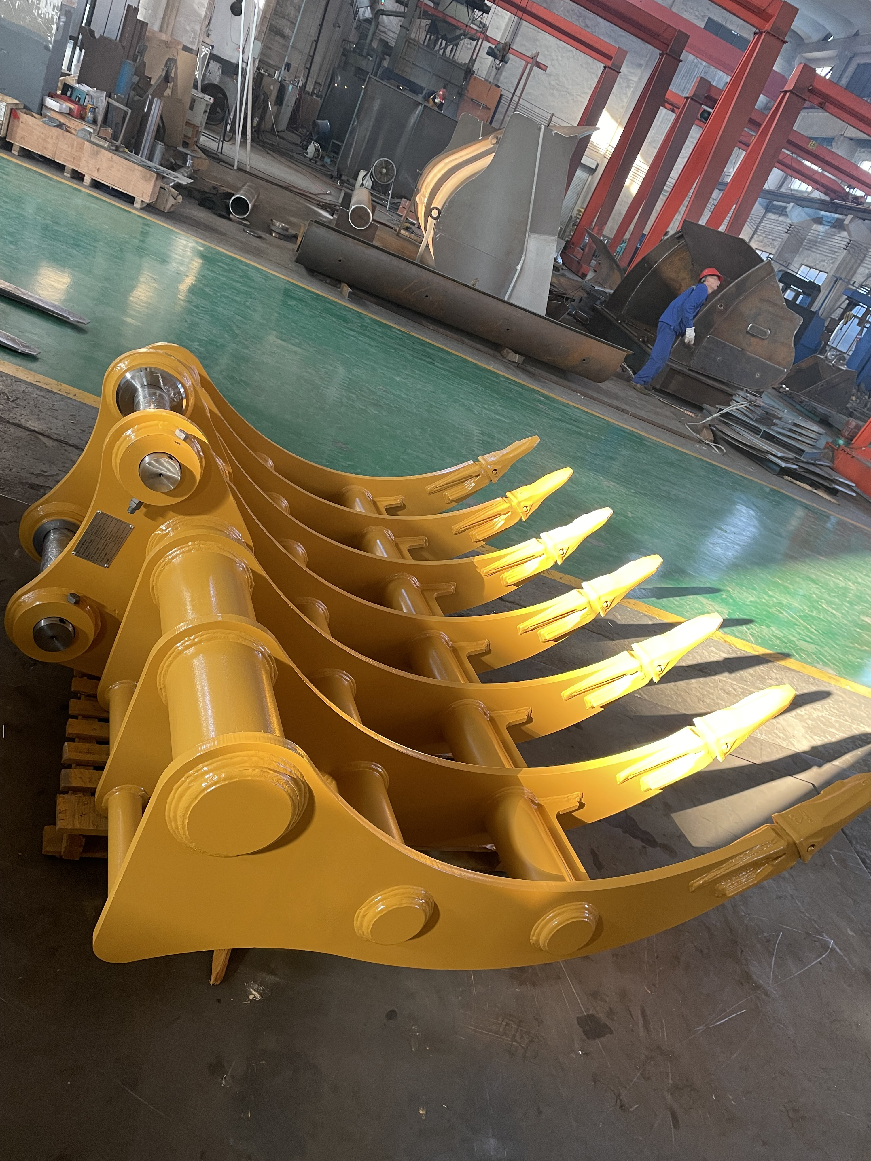 excavator root rake CAT320