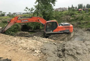 amphibious excavator Landscaping