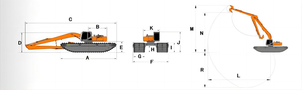 amphibious excavator 