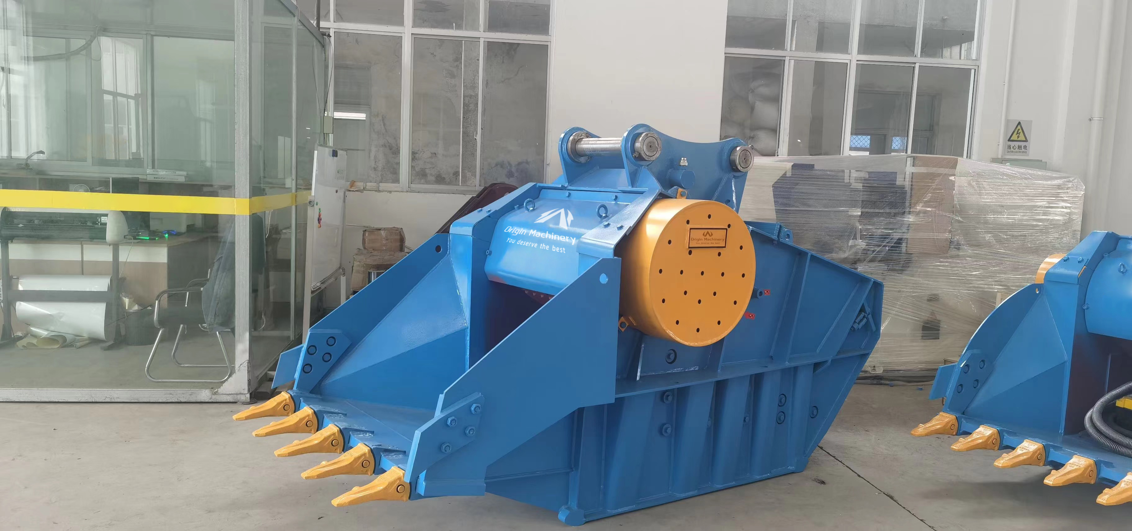 excavator crusher bucket