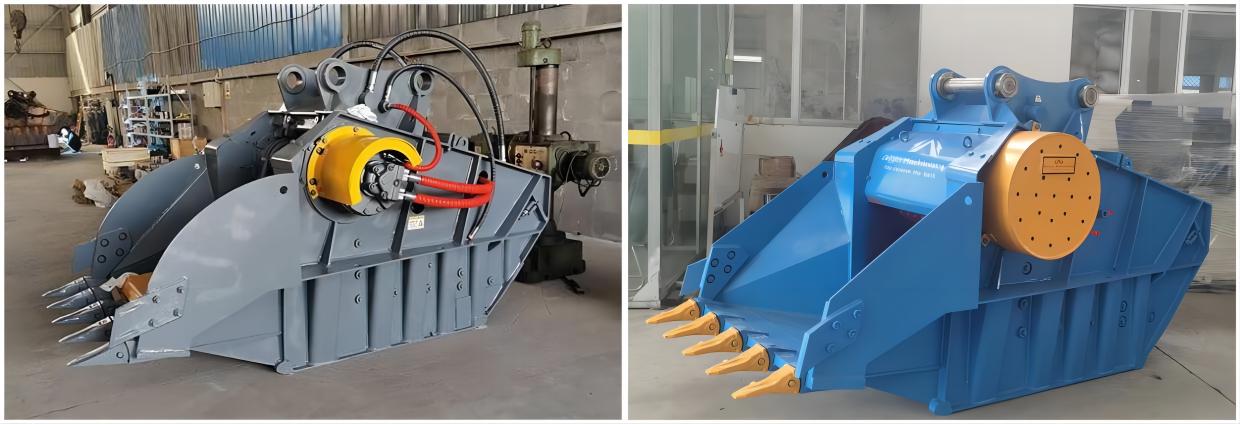 excavator crusher bucket excavator attachment