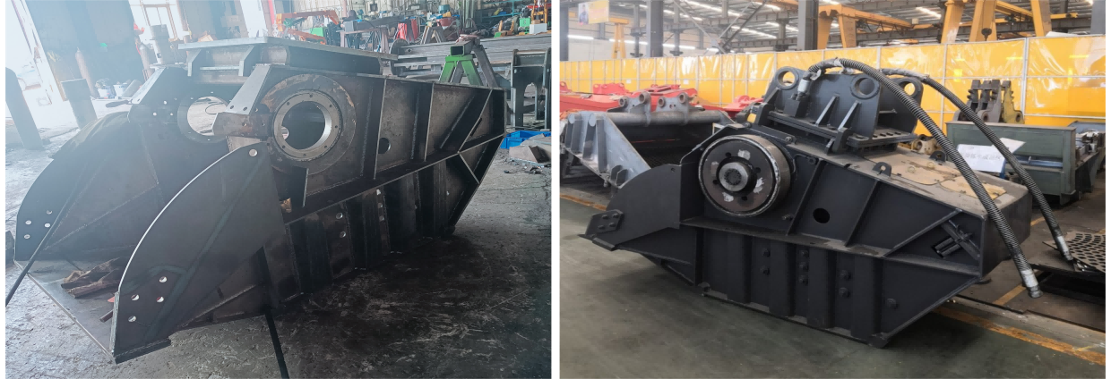 excavator demolitionattachment crusher bucket