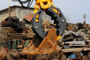 excavator grapple 