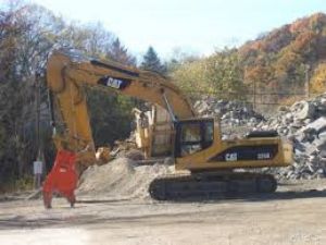 excavator attachment concrete pulverizer