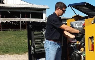 skid loader maintainence