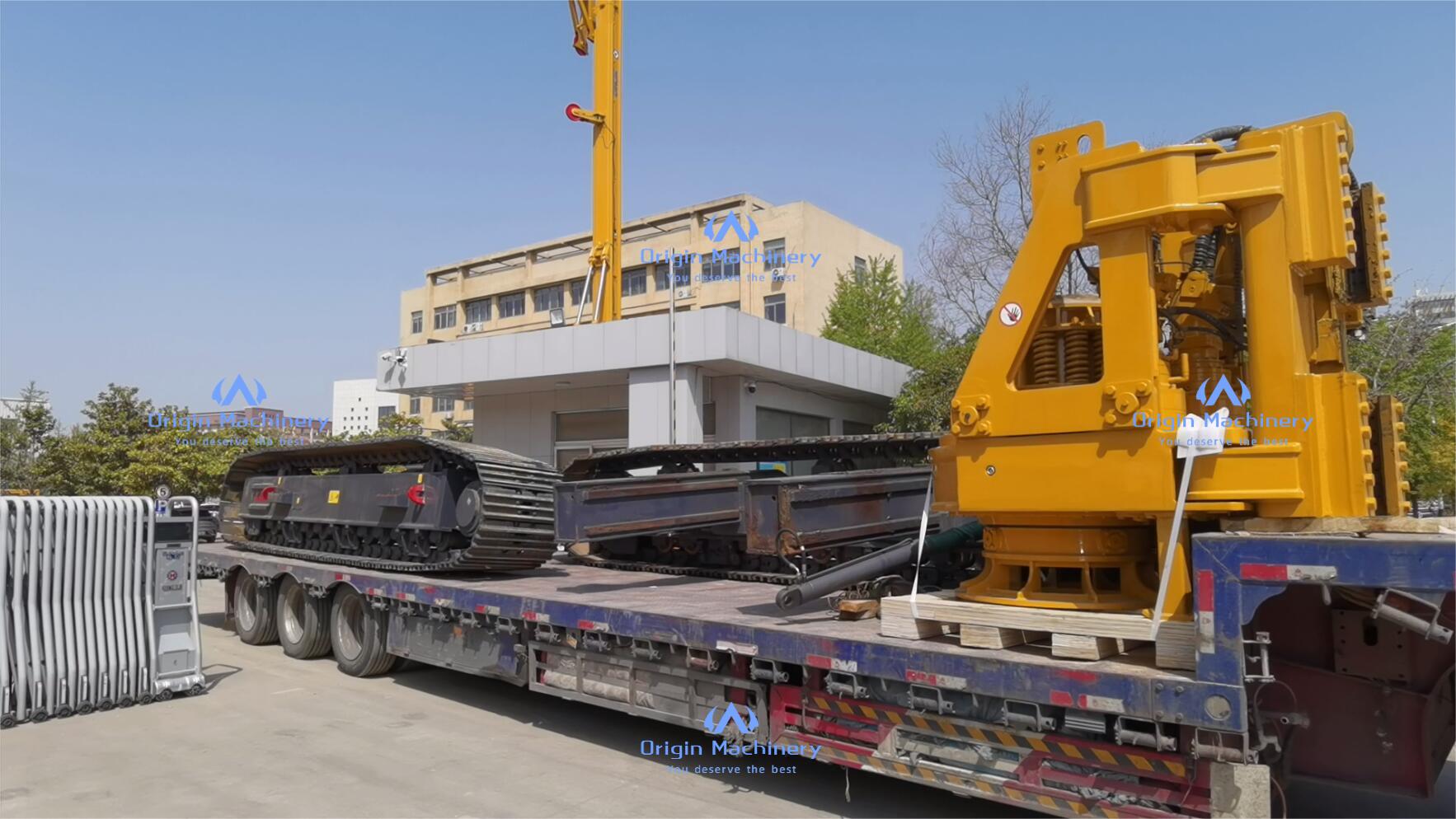 undercarriage of rotary drilling rig