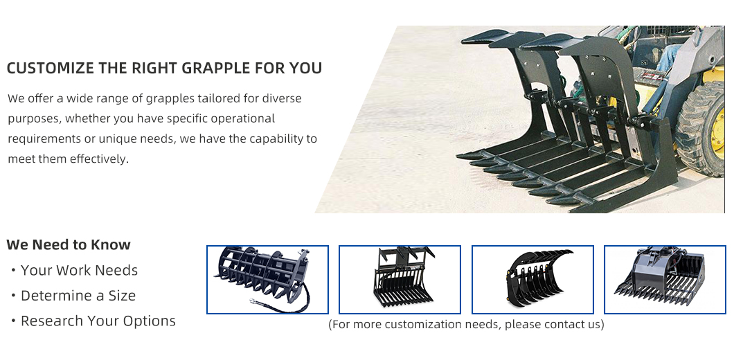 skid steer loader grapple